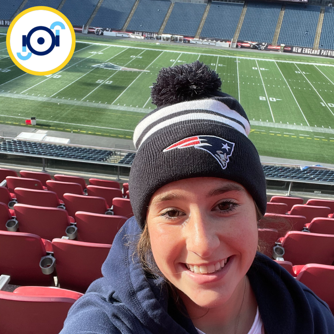2/C Morgan Allegrini is working with C&W Services at Gillette Stadium this winter.